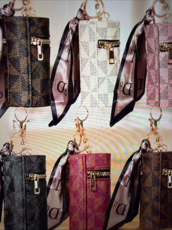 Handbags - ❣️5/$25❣️Designer -Inspired keychain charm ,Your choice of color